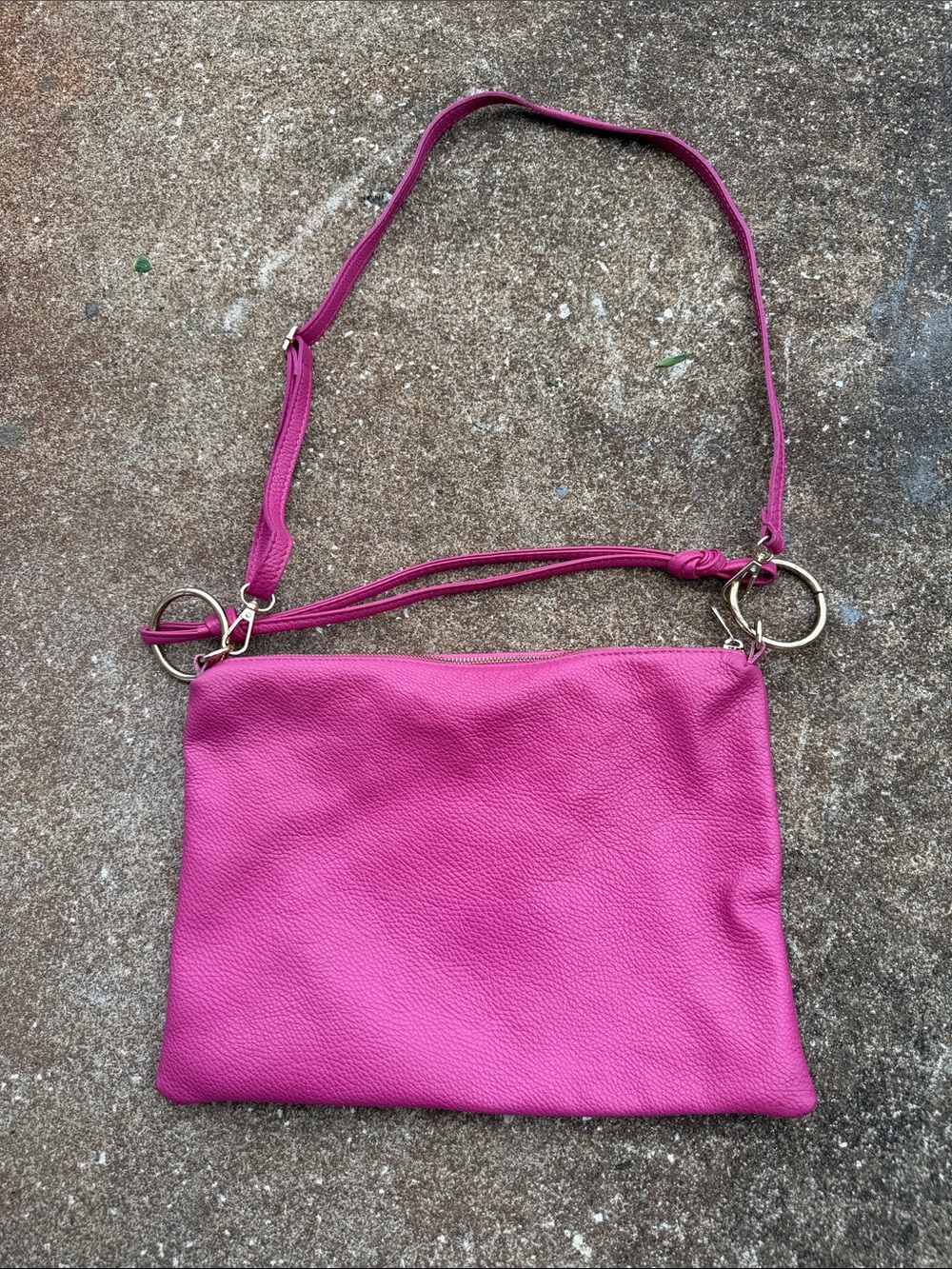 Women’s Pink Crossbody Leather Bag - GUC